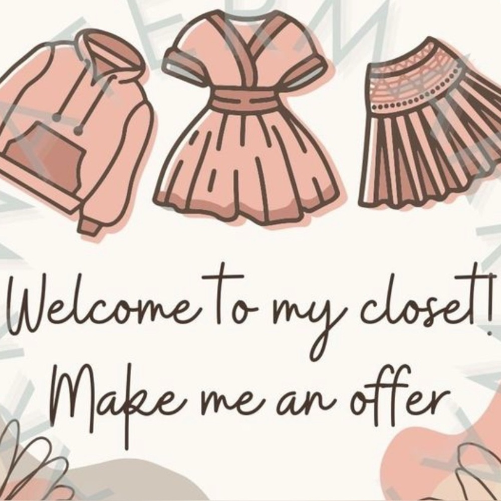 Welcome to my closet! Like it and make me a reasonable offer!